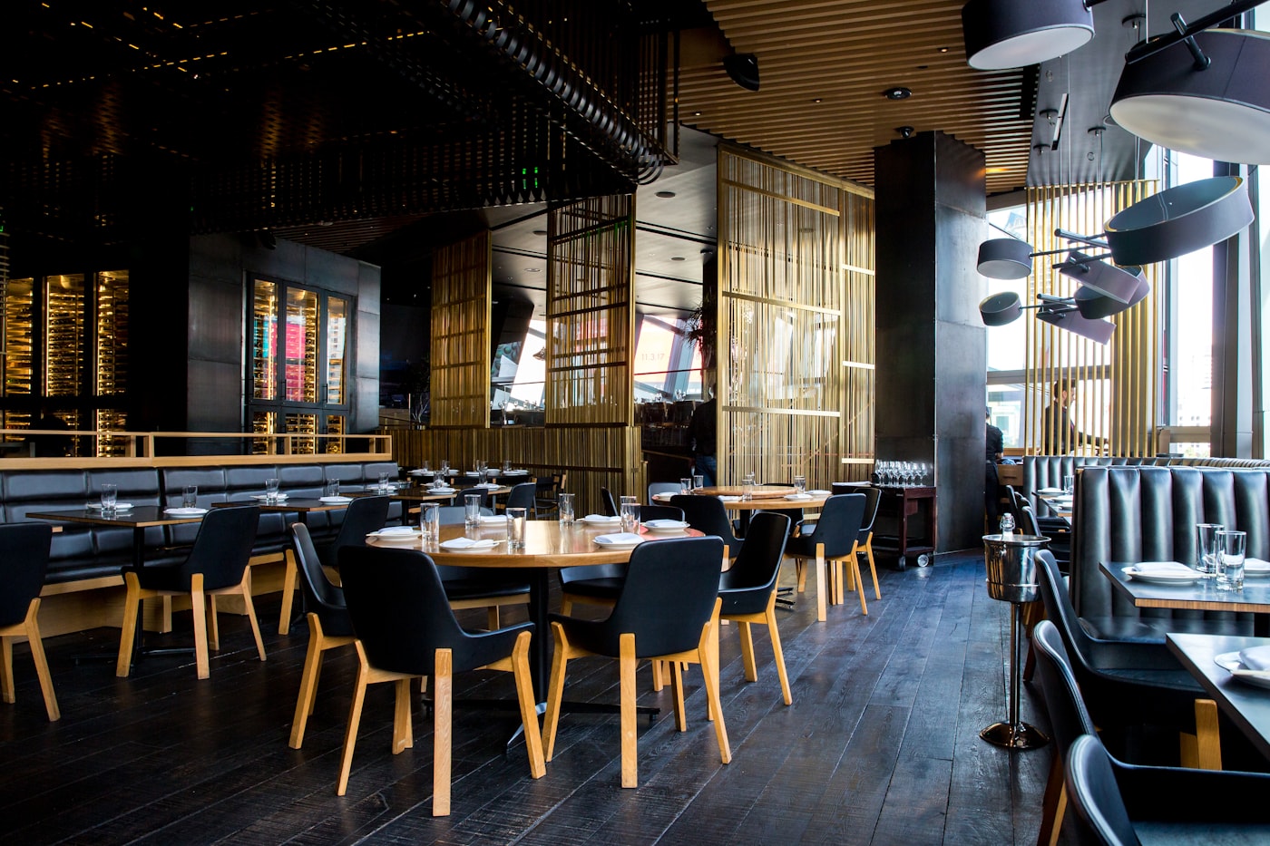Contemporary restaurant interior